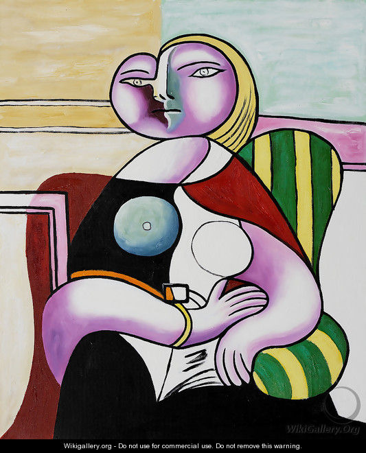 Woman Reading - Pablo Picasso (inspired by)