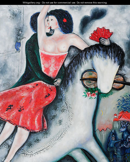 The Equestrian - Marc Chagall (inspired by)