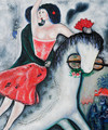 The Equestrian - Marc Chagall (inspired by)