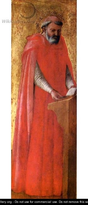 Pisa polyptych St Jerome - Masaccio (Tommaso di Giovanni)