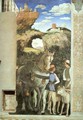 Servants with a Horse and Dogs - Andrea Mantegna