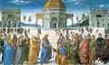 Delivery of the Keys to Saint Peter - Pietro Vannucci Perugino