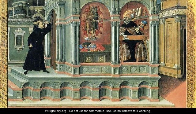 Vision of Saint Augustine - Matteo Di Giovanni