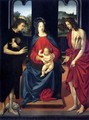 Madonna and Child with Saints Lazarus and Sebastian - Piero Di Cosimo