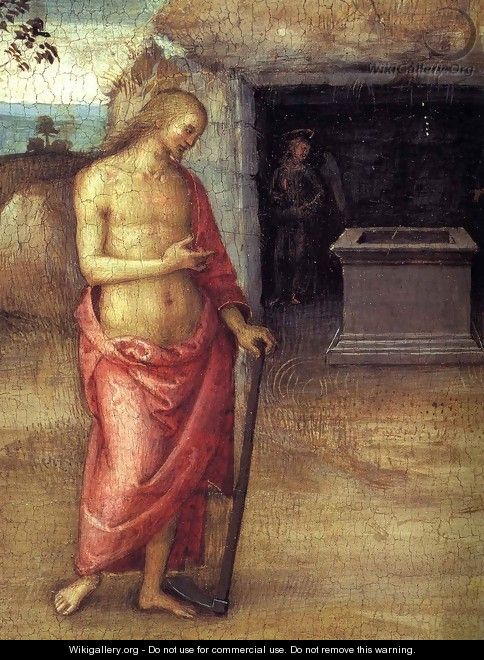 Noli Me Tangere, detail - Pietro Vannucci Perugino