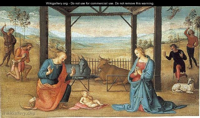 Adoration of the Child - Pietro Vannucci Perugino
