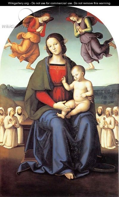 Madonna of the Confraternity of the Consolazione - Pietro Vannucci Perugino
