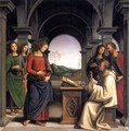 Vision of Saint Bernard - Pietro Vannucci Perugino