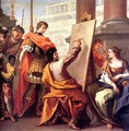 Apelles Making a Portrait of Pancaspe - Sebastiano Ricci