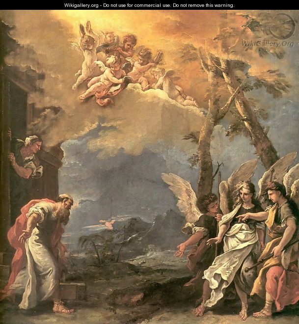 Abraham and Angels - Sebastiano Ricci
