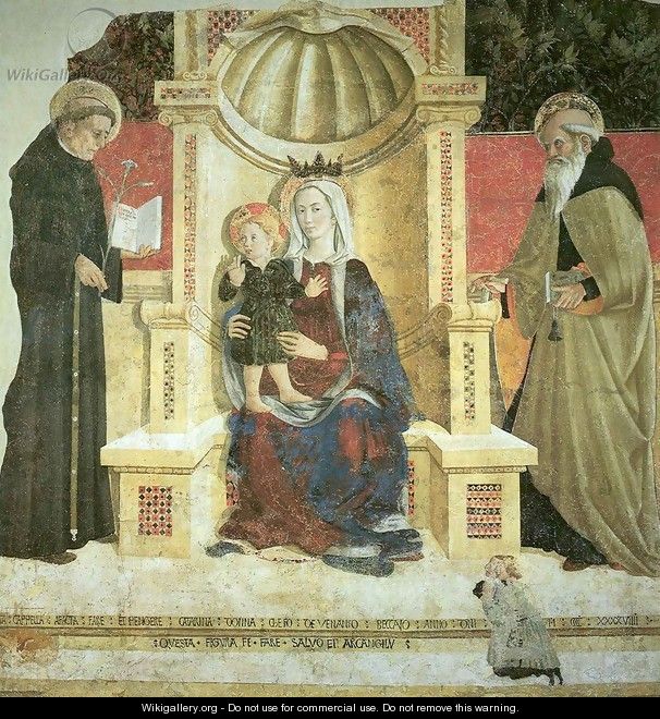 Madonna with Child and Saints Nicolas and Anthony the Abbott - Girolamo Giovanni