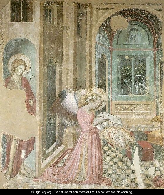 Saint John the Baptist and Angel of Annunciation - Giovanni da Gaeta