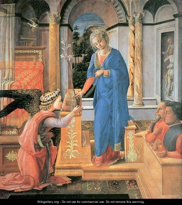 Annunciation 3 - Fra Filippo Lippi