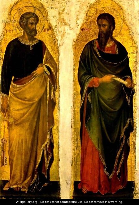 Saint Peter and Saint Andrew - Jacobello di Bonomo