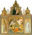 Altarpiece with Saint Michael - Ambrogio Lorenzetti