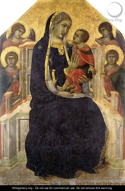 Madonna and Child with Angels - Pietro Lorenzetti