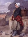 A Boulogne fisher-girl - John Absolon