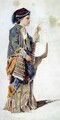 Figure of a girl in Turkish costume - John Absolon