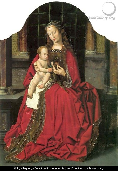 Madonna with Child - Ambrosius Benson - WikiGallery.org, the largest ...