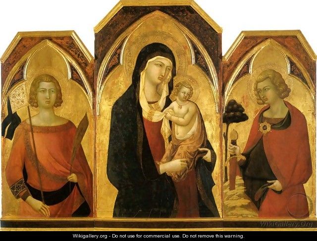 Madonna and Child with Saints - Bartolommeo Bulgarini