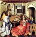 Annunciation Triptych, central panel - Robert Campin