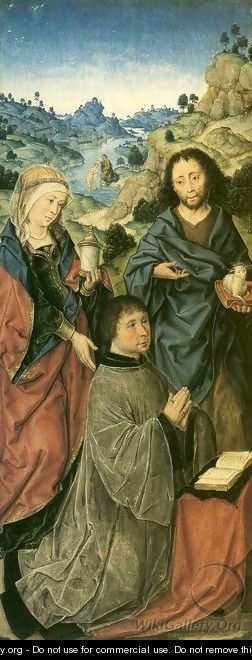 Mary Magdalene, Saint John the Baptist and a Donor - Aelbrecht Bouts