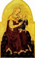 Madonna and Child Enthroned - Gentile Da Fabriano