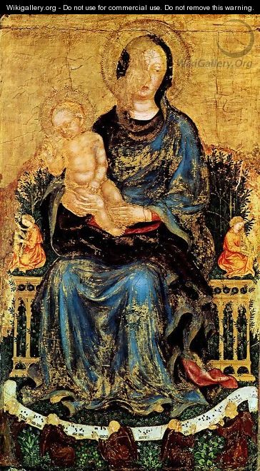 Madonna with Child and Musical Angels - Gentile Da Fabriano