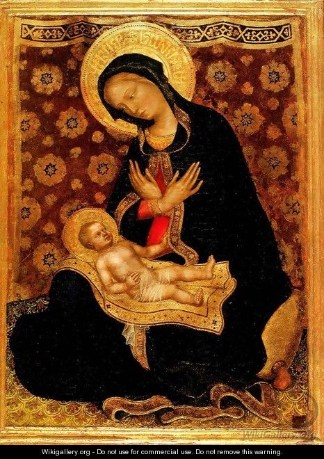 Madonna of Humility - Gentile Da Fabriano