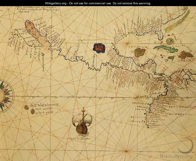 Central America, from an Atlas of the World in 33 Maps, Venice - Christoph Ludwig Agricola