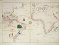 The New World, from an Atlas of the World in 33 Maps, Venice - Christoph Ludwig Agricola