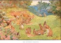 The Bunnies Parlour, illustration from 'Country Days and Country Ways' - Frank Adams