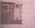 Section of the Drawing Room, Northumberland House, London Design for end wall - Robert Adam