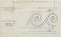 Design for the mouldings on the staircase, Headfort House - Robert Adam