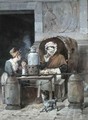 Coffee Seller on the corner of Porte Saint-Denis - Hippolyte Adam