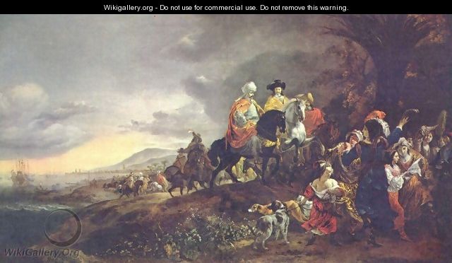 Johan van Twist visits Visiapoer - Jan Baptist Weenix