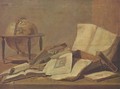 Still life with globe and books - David The Younger Teniers