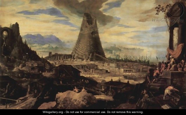 Tower of Babel - Lodovico Pozzoserrato (see Toeput, Lodewijk)