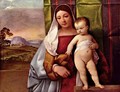 Madonna and child (so-called Gypsy Madonna) - Tiziano Vecellio (Titian)