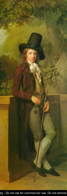Portrait of Mr. Chatelain, detail - Johann Friedrich August Tischbein