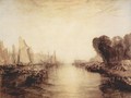 East Cowes Castle, the residence of J. Nash, The regatta sets out to moor - Joseph Mallord William Turner