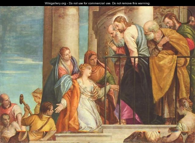 Resurrecting the Youth of Nain - Paolo Veronese (Caliari)