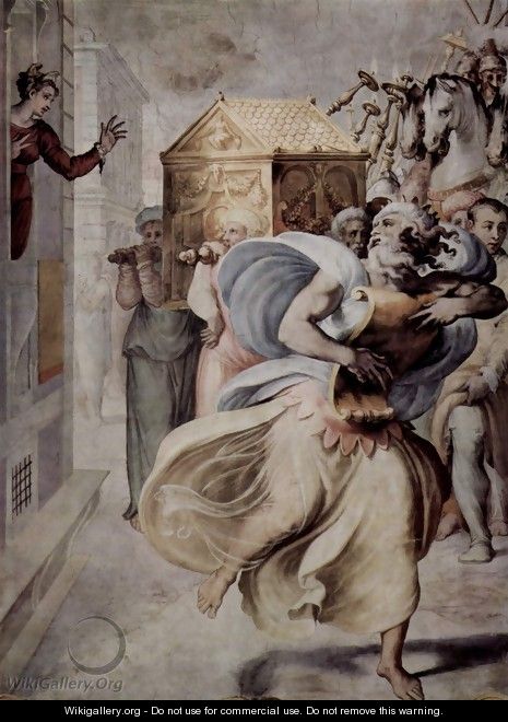 David dancing before the Holy Ark (Ark) - Francesco de