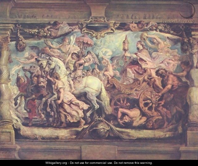 Triumph of the Church on the idolatry - Peter Paul Rubens