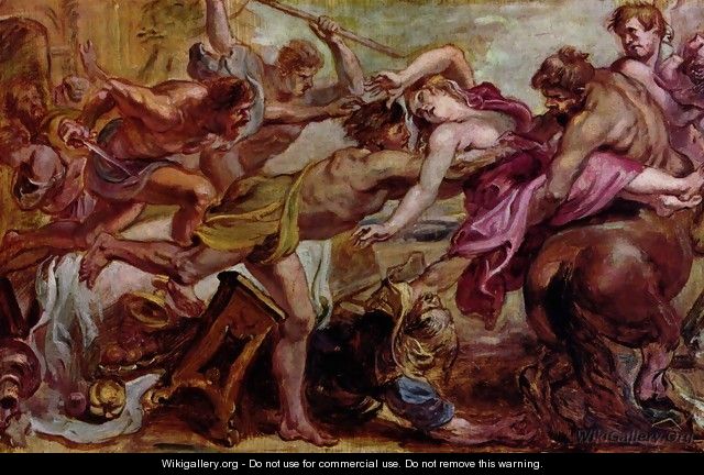 Rape of Hippodamia - Peter Paul Rubens