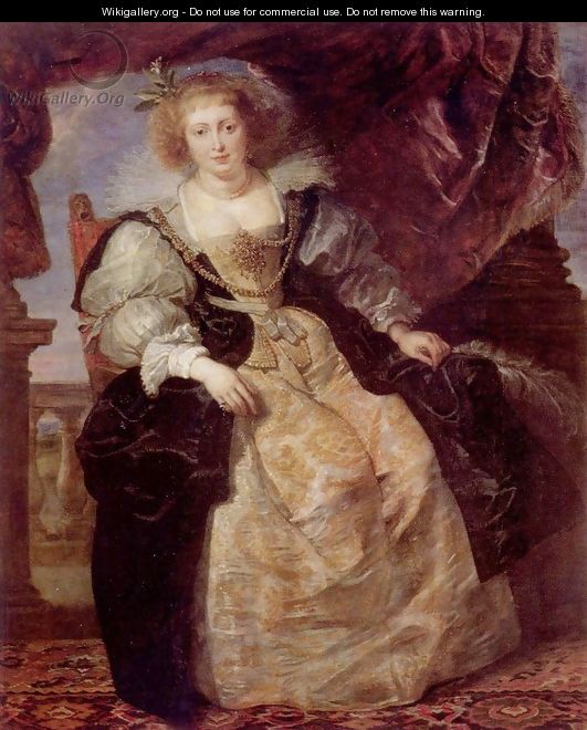 Portrait of Helene Fourment in a wedding gown - Peter Paul Rubens