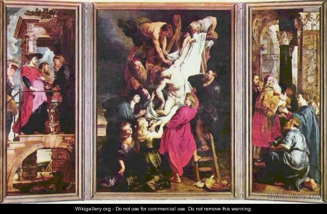 Deposition from the Cross, Triptych, overview - Peter Paul Rubens