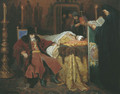 Ivan the Terrible near the body of his son whom he murdered - Viatcheslav Grigorievitch Schwarz