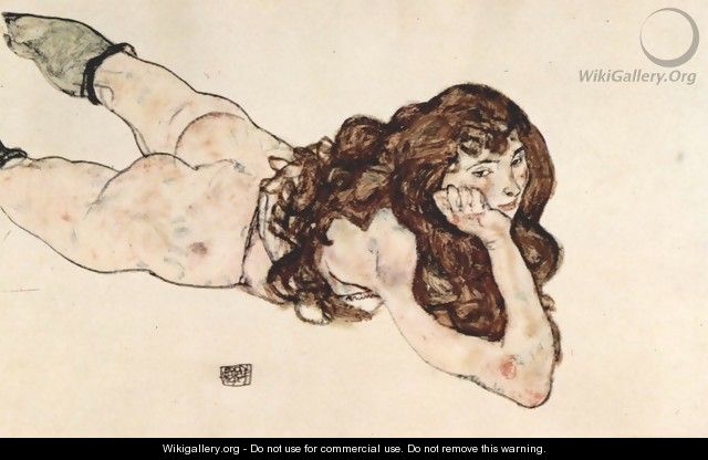 Reclining Nude - Egon Schiele