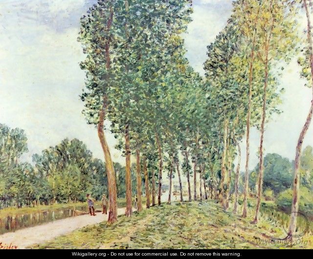 Banks of the Loing at Moret - Alfred Sisley